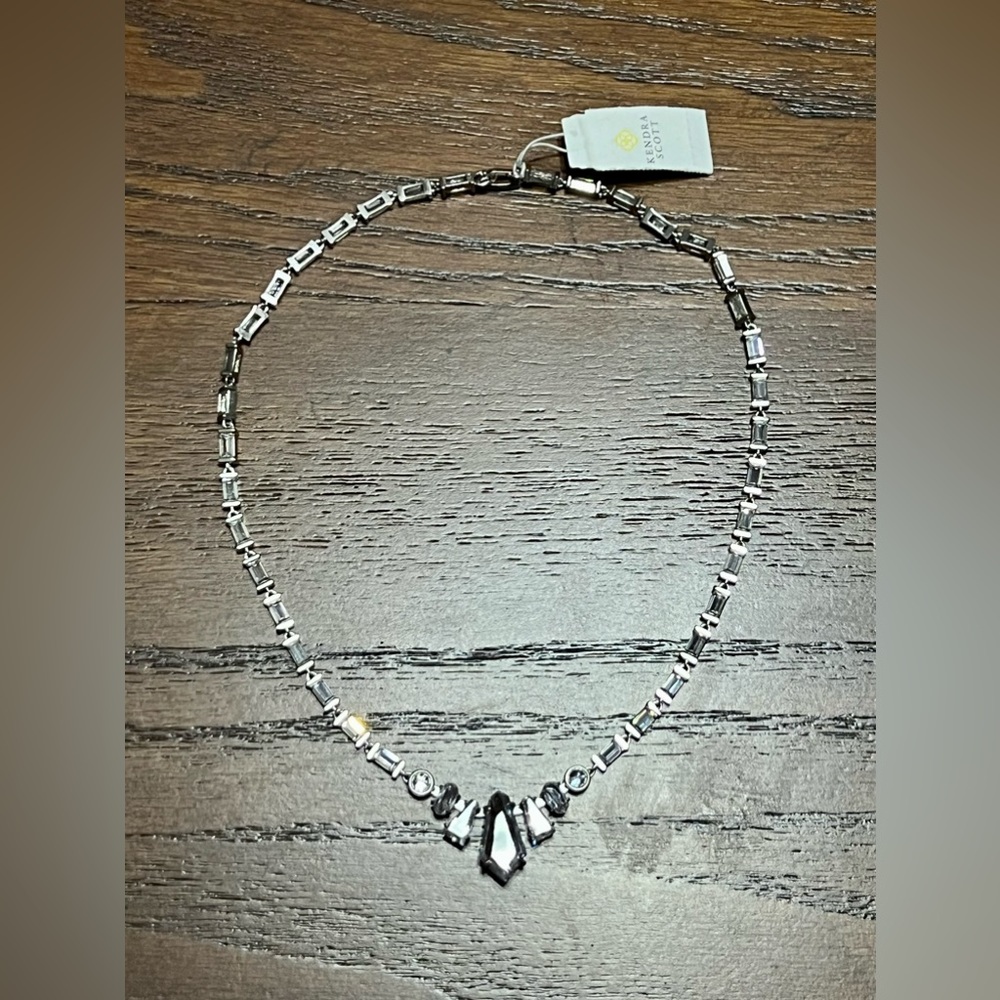 Kendra Scott rhinestone collar necklace
